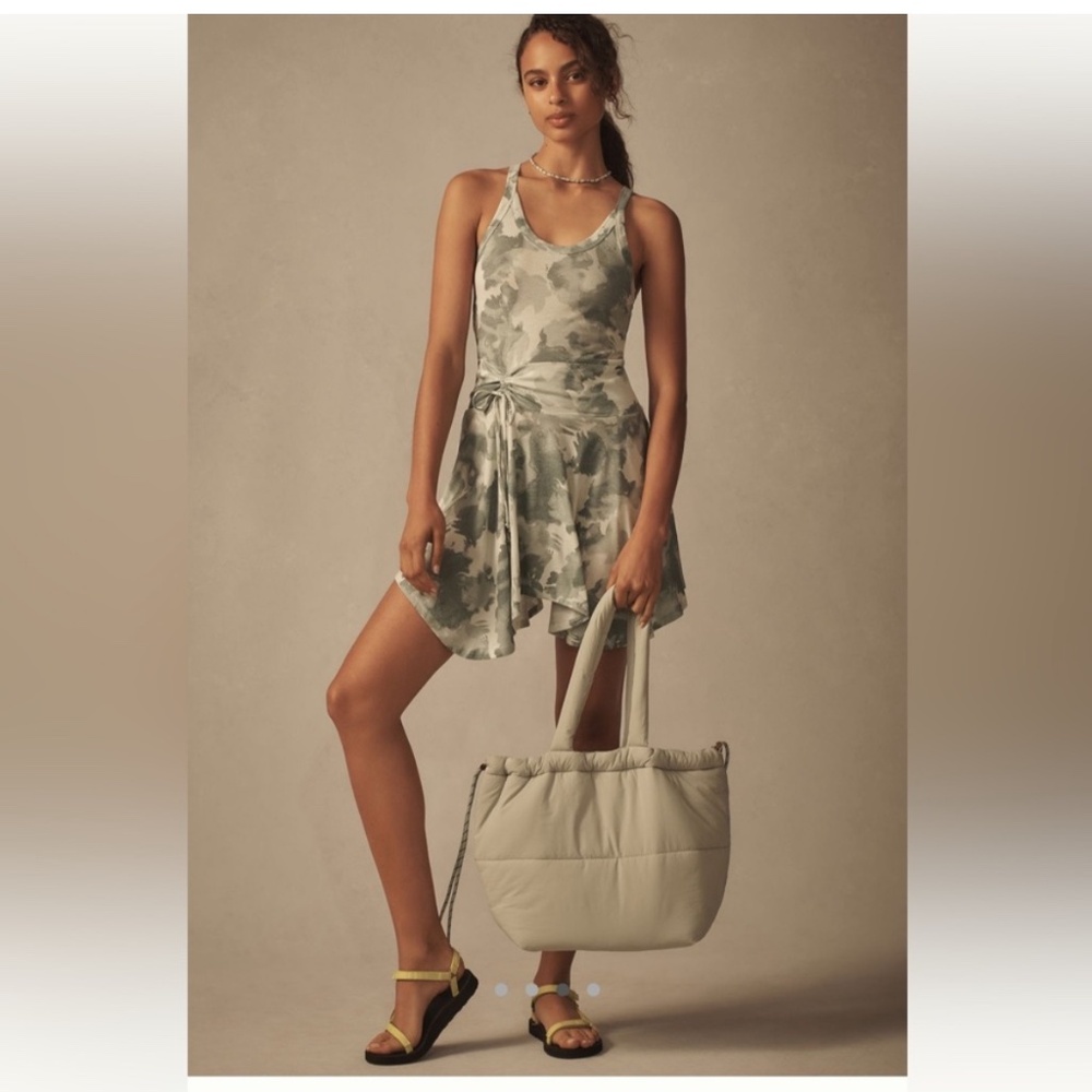 Daily Practice By Anthropologie Half Pipe Mini Dress - Sz L - NWT